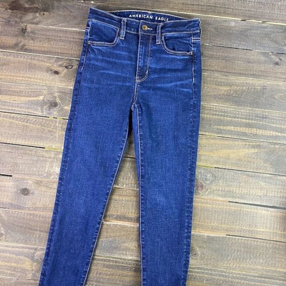 American Eagle Next Level Stretch Super Hi-Rise Jegging Sz. 4 Reg. 29" Inseam - Picture 5 of 7